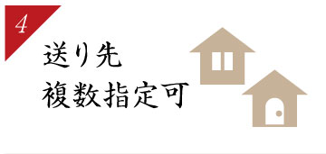 送り先複数指定可